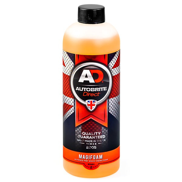 本格洗車のファーストステップ英国製 マジフォーム500ml スノーフォーム カーシャンプー(タッチレス洗車)希釈利用 洗車 プロ向け Autobrite Direct オートブライト ダイレクト